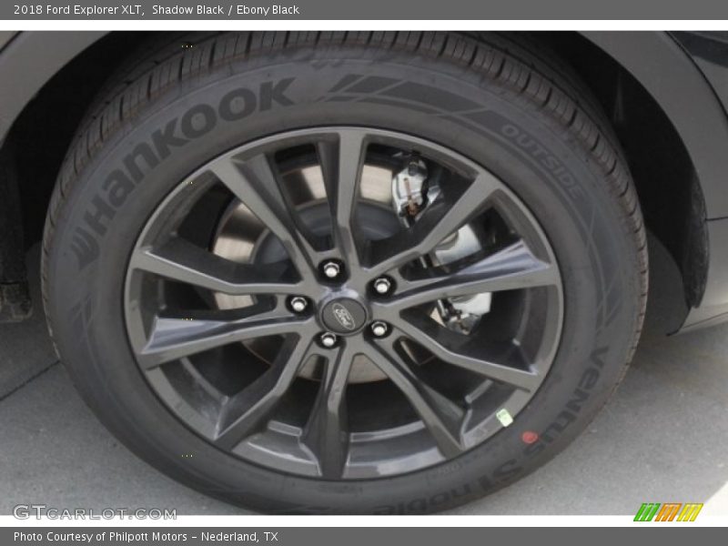 Shadow Black / Ebony Black 2018 Ford Explorer XLT