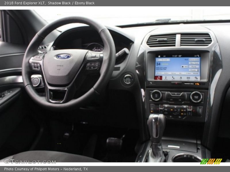 Shadow Black / Ebony Black 2018 Ford Explorer XLT