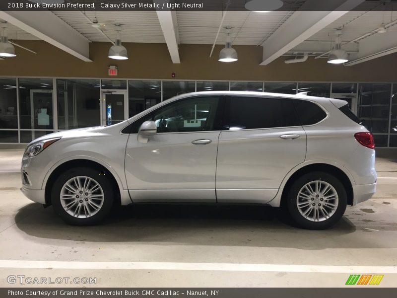 Galaxy Silver Metallic / Light Neutral 2018 Buick Envision Preferred