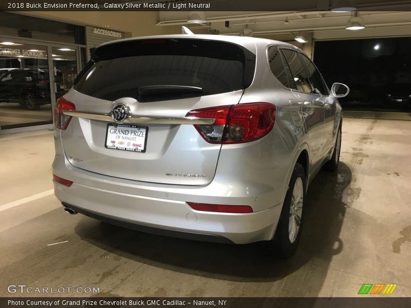 Galaxy Silver Metallic / Light Neutral 2018 Buick Envision Preferred