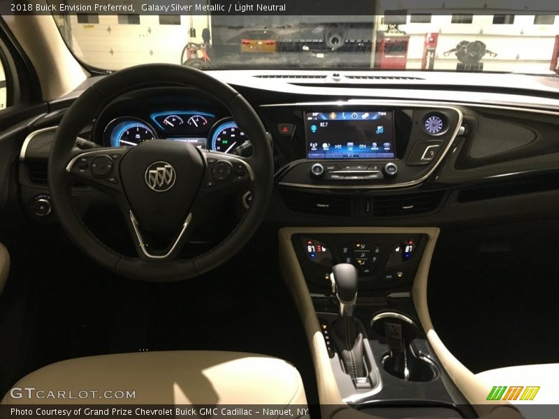 Galaxy Silver Metallic / Light Neutral 2018 Buick Envision Preferred