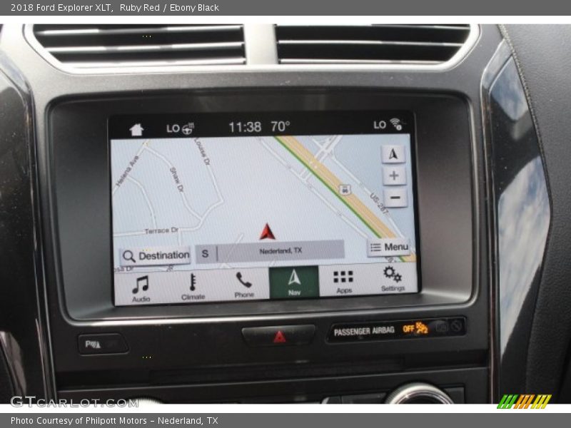 Ruby Red / Ebony Black 2018 Ford Explorer XLT