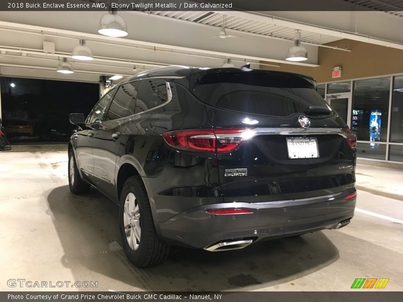 Ebony Twilight Metallic / Dark Galvanized 2018 Buick Enclave Essence AWD