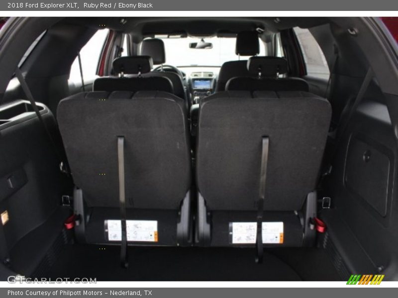 Ruby Red / Ebony Black 2018 Ford Explorer XLT