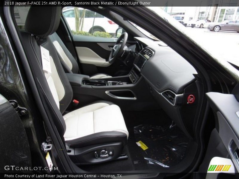 Santorini Black Metallic / Ebony/Light Oyster 2018 Jaguar F-PACE 25t AWD R-Sport