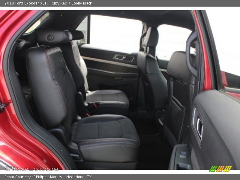 Ruby Red / Ebony Black 2018 Ford Explorer XLT