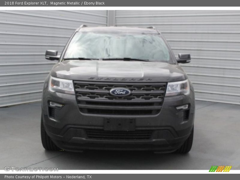 Magnetic Metallic / Ebony Black 2018 Ford Explorer XLT