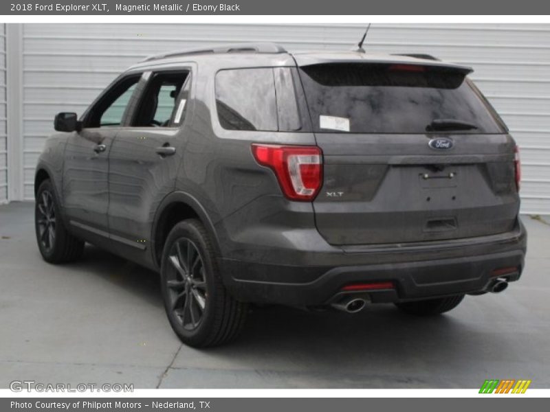 Magnetic Metallic / Ebony Black 2018 Ford Explorer XLT