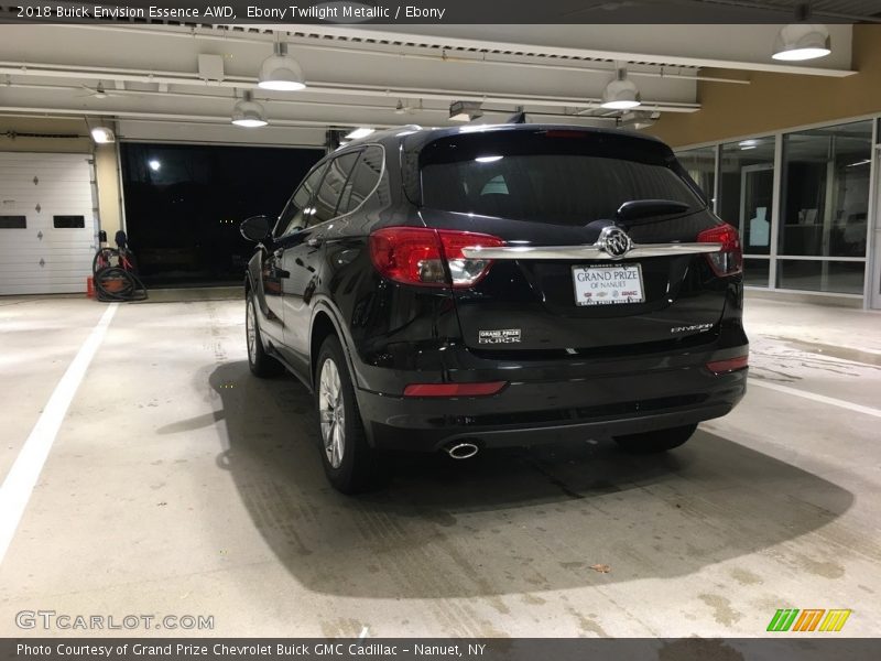 Ebony Twilight Metallic / Ebony 2018 Buick Envision Essence AWD