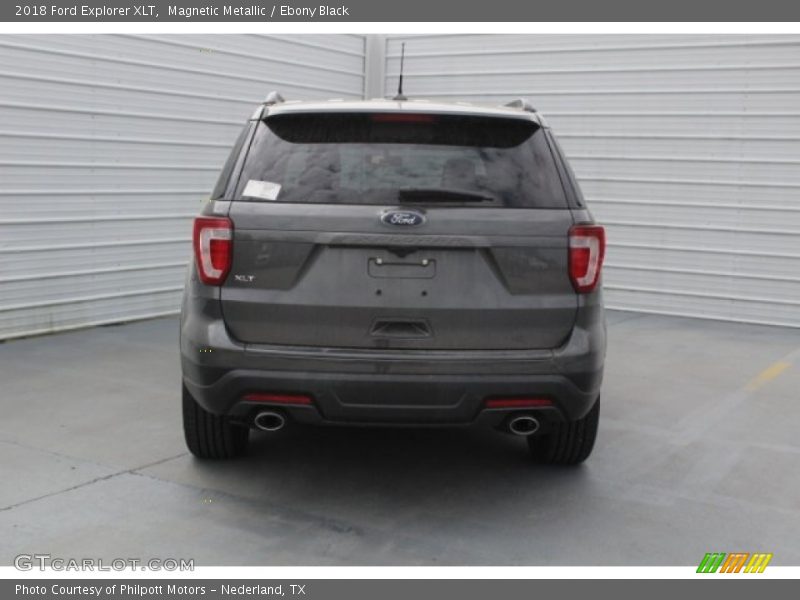 Magnetic Metallic / Ebony Black 2018 Ford Explorer XLT