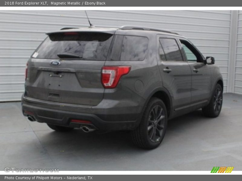 Magnetic Metallic / Ebony Black 2018 Ford Explorer XLT