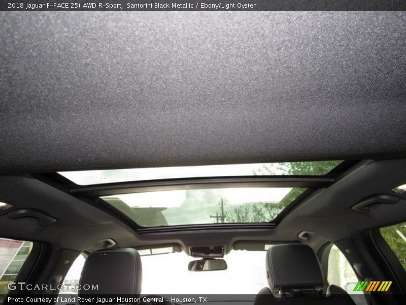 Santorini Black Metallic / Ebony/Light Oyster 2018 Jaguar F-PACE 25t AWD R-Sport