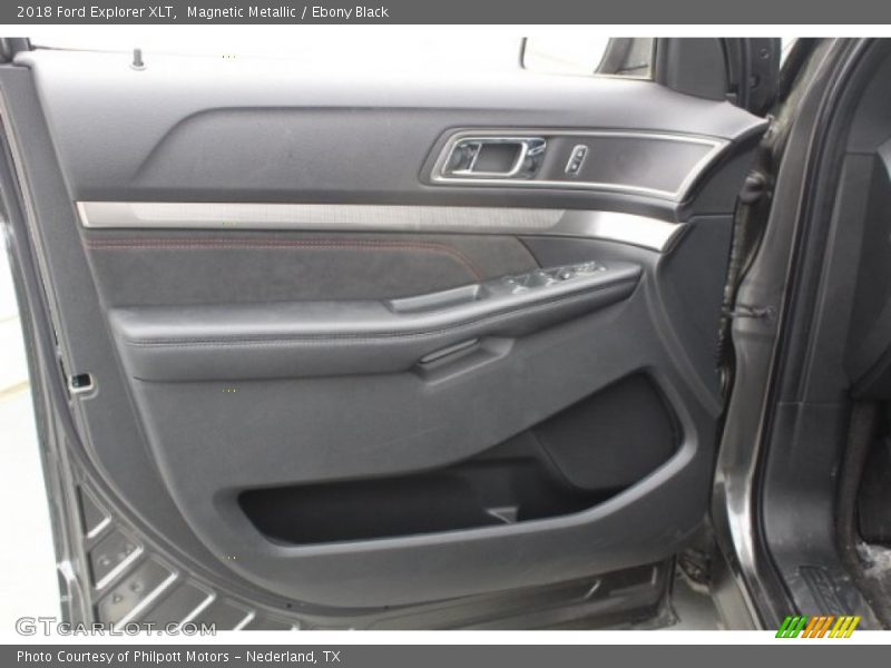 Magnetic Metallic / Ebony Black 2018 Ford Explorer XLT