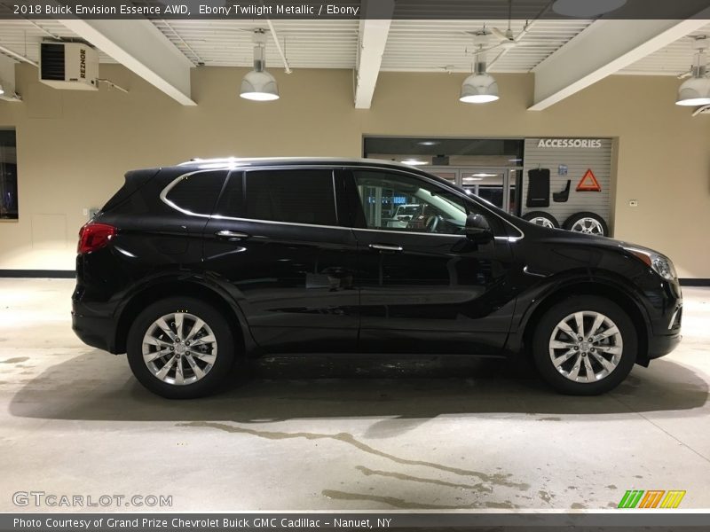 Ebony Twilight Metallic / Ebony 2018 Buick Envision Essence AWD