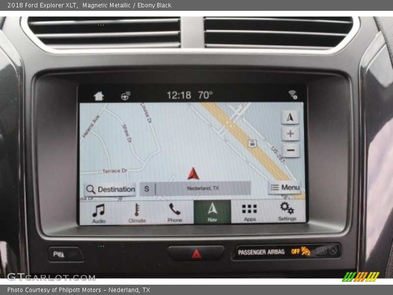 Magnetic Metallic / Ebony Black 2018 Ford Explorer XLT