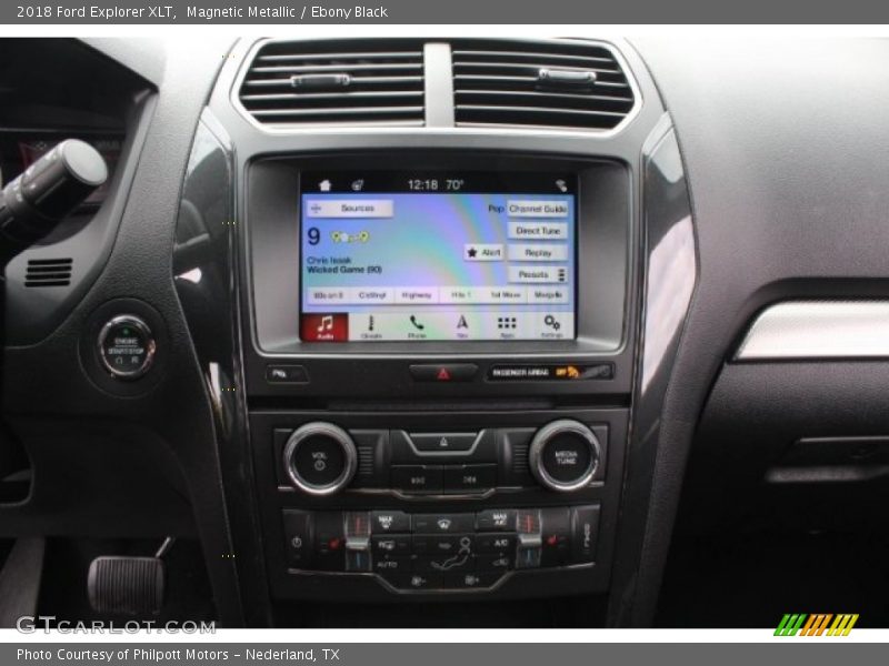 Magnetic Metallic / Ebony Black 2018 Ford Explorer XLT