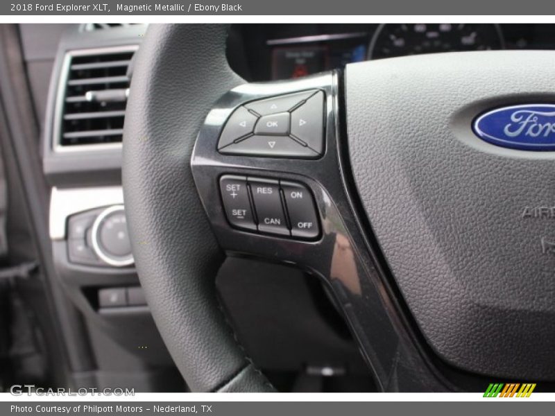 Magnetic Metallic / Ebony Black 2018 Ford Explorer XLT