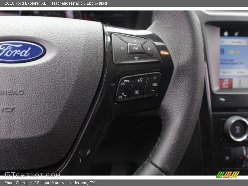 Magnetic Metallic / Ebony Black 2018 Ford Explorer XLT