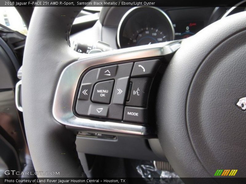 Santorini Black Metallic / Ebony/Light Oyster 2018 Jaguar F-PACE 25t AWD R-Sport