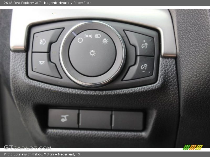 Magnetic Metallic / Ebony Black 2018 Ford Explorer XLT