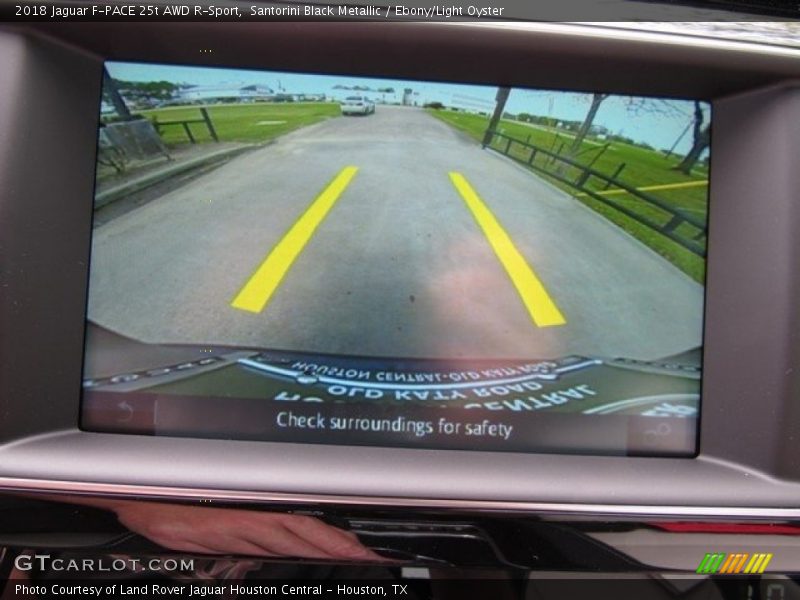 Santorini Black Metallic / Ebony/Light Oyster 2018 Jaguar F-PACE 25t AWD R-Sport