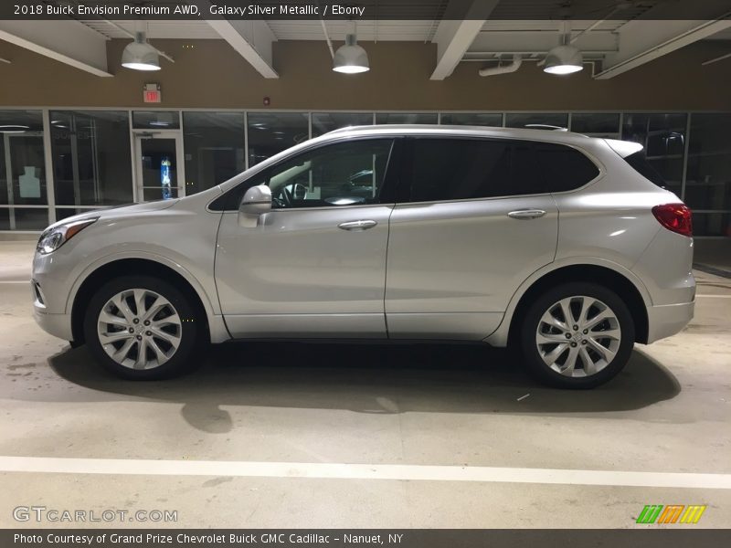 Galaxy Silver Metallic / Ebony 2018 Buick Envision Premium AWD