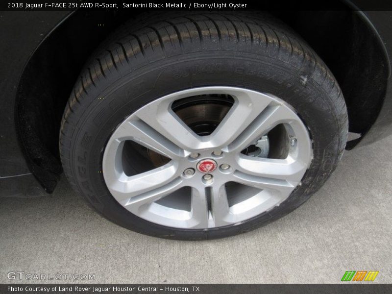 Santorini Black Metallic / Ebony/Light Oyster 2018 Jaguar F-PACE 25t AWD R-Sport