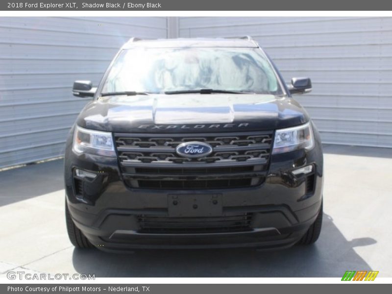 Shadow Black / Ebony Black 2018 Ford Explorer XLT