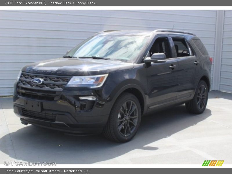 Shadow Black / Ebony Black 2018 Ford Explorer XLT