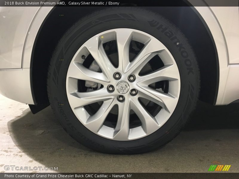 Galaxy Silver Metallic / Ebony 2018 Buick Envision Premium AWD