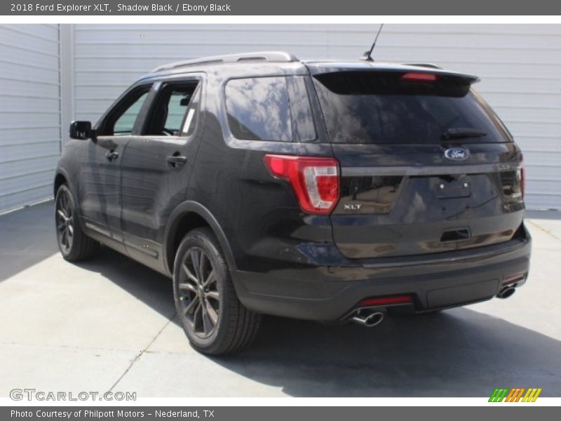 Shadow Black / Ebony Black 2018 Ford Explorer XLT