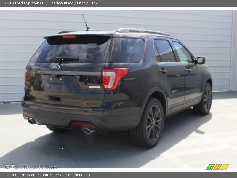 Shadow Black / Ebony Black 2018 Ford Explorer XLT