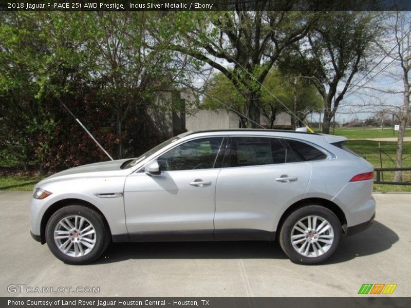 Indus Silver Metallic / Ebony 2018 Jaguar F-PACE 25t AWD Prestige