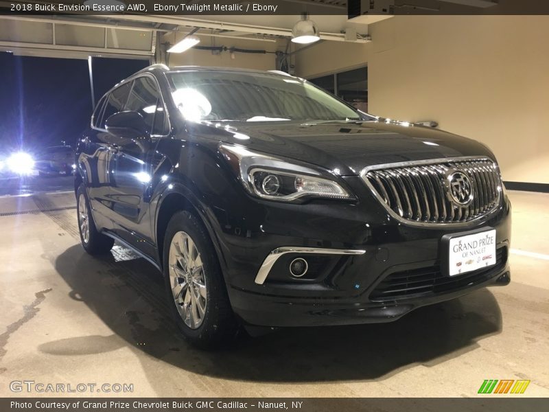 Ebony Twilight Metallic / Ebony 2018 Buick Envision Essence AWD