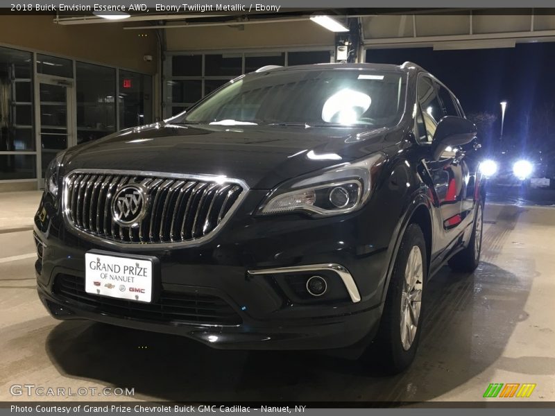 Ebony Twilight Metallic / Ebony 2018 Buick Envision Essence AWD