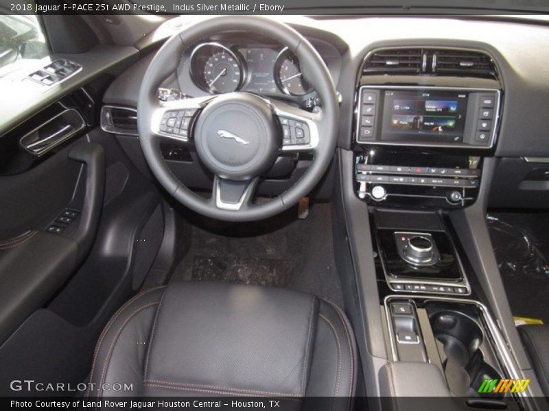 Indus Silver Metallic / Ebony 2018 Jaguar F-PACE 25t AWD Prestige