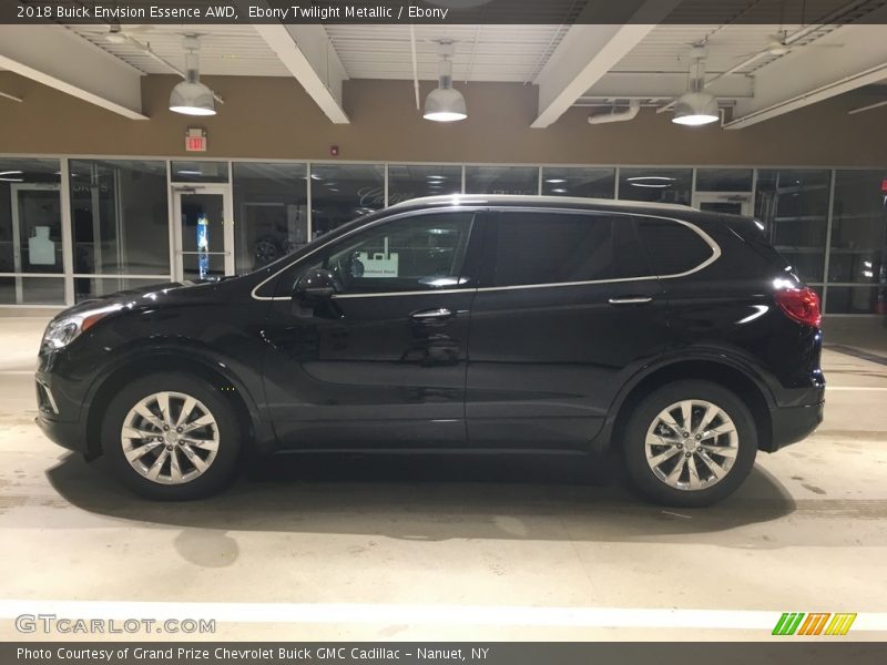 Ebony Twilight Metallic / Ebony 2018 Buick Envision Essence AWD