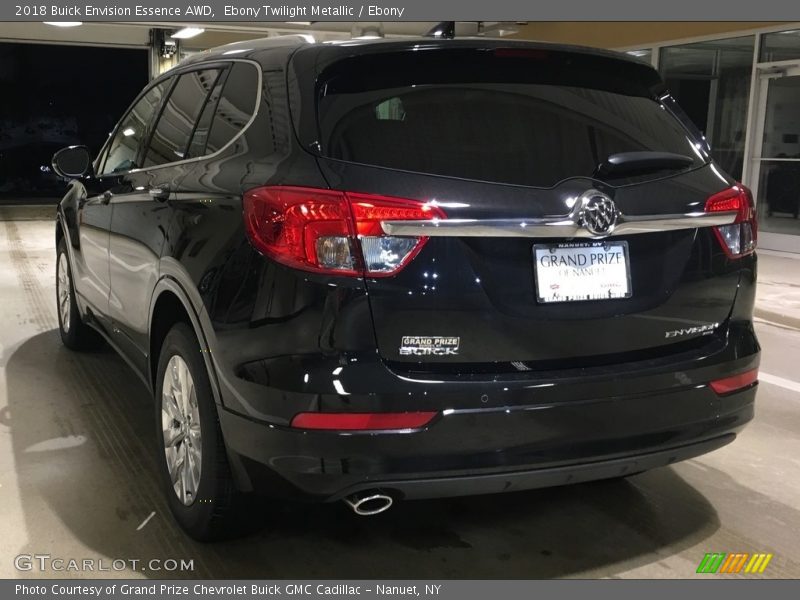 Ebony Twilight Metallic / Ebony 2018 Buick Envision Essence AWD