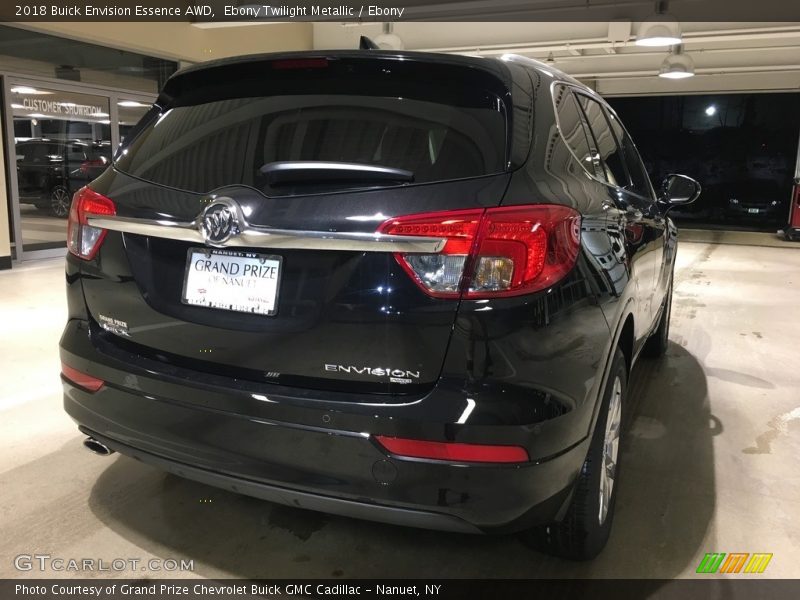 Ebony Twilight Metallic / Ebony 2018 Buick Envision Essence AWD