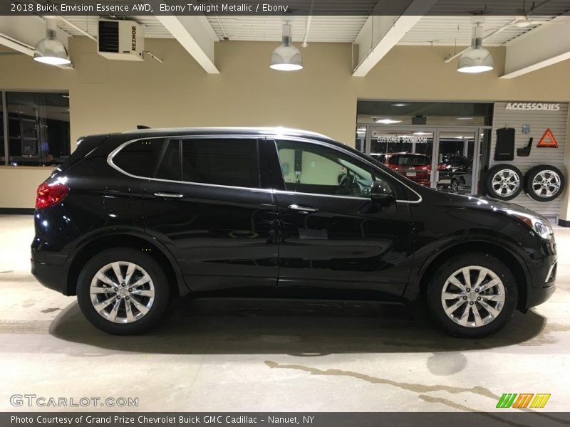 Ebony Twilight Metallic / Ebony 2018 Buick Envision Essence AWD