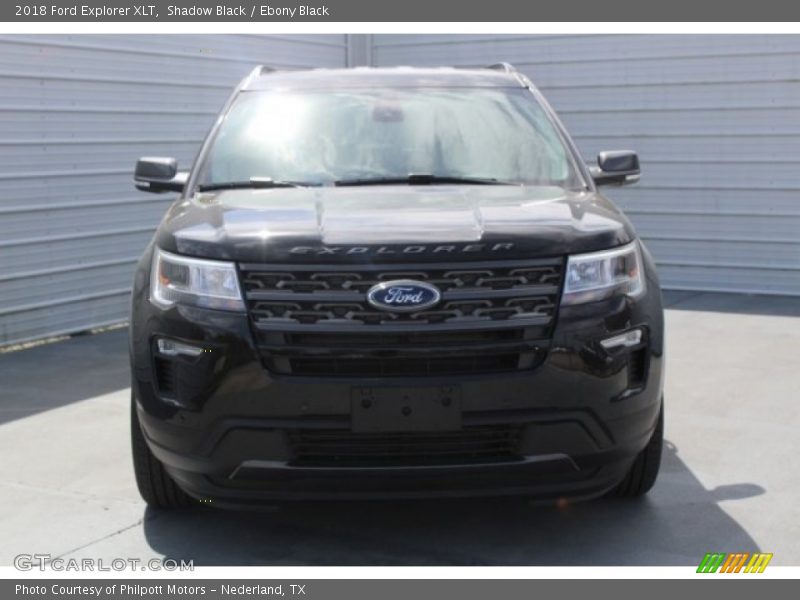 Shadow Black / Ebony Black 2018 Ford Explorer XLT