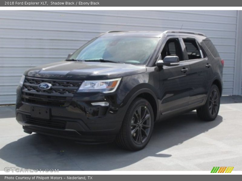 Shadow Black / Ebony Black 2018 Ford Explorer XLT