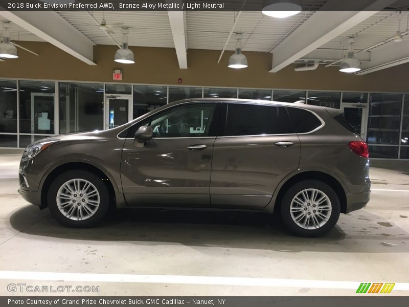 Bronze Alloy Metallic / Light Neutral 2018 Buick Envision Preferred AWD