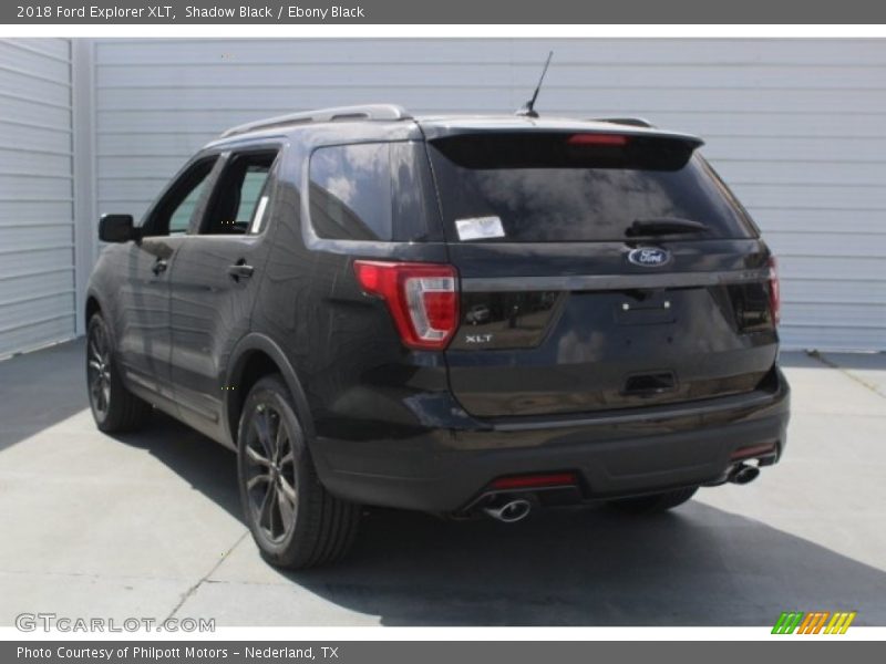 Shadow Black / Ebony Black 2018 Ford Explorer XLT
