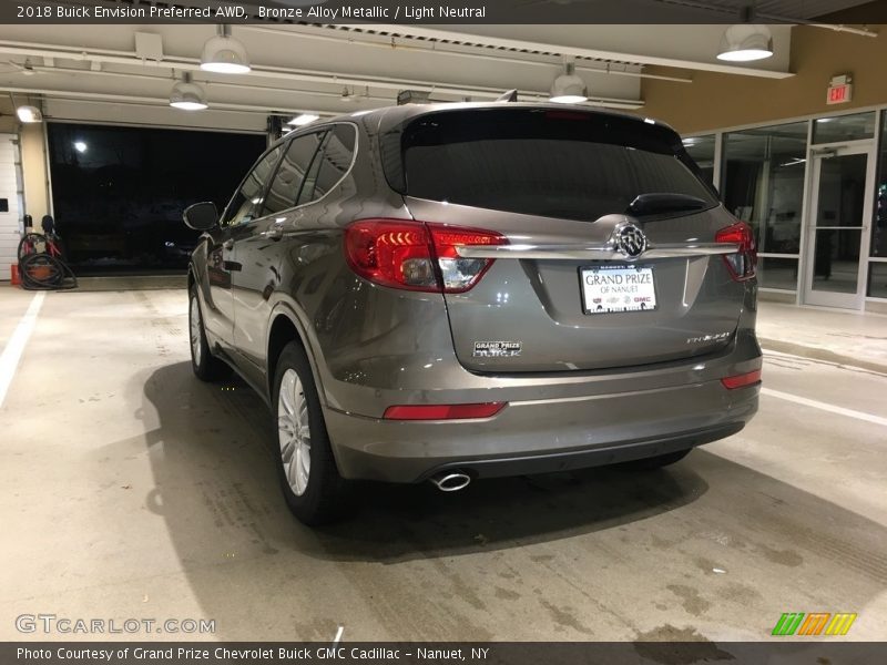 Bronze Alloy Metallic / Light Neutral 2018 Buick Envision Preferred AWD