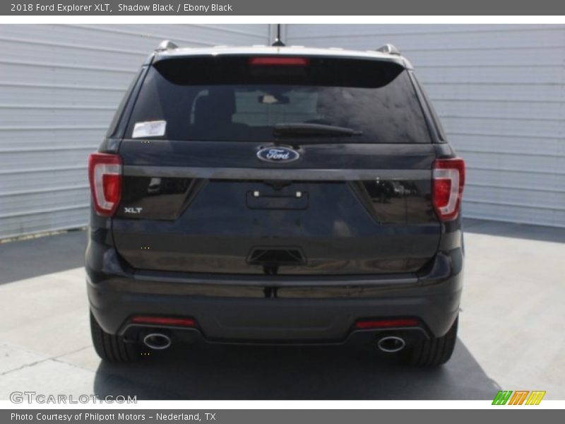 Shadow Black / Ebony Black 2018 Ford Explorer XLT