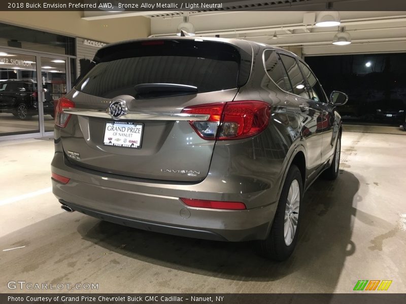 Bronze Alloy Metallic / Light Neutral 2018 Buick Envision Preferred AWD