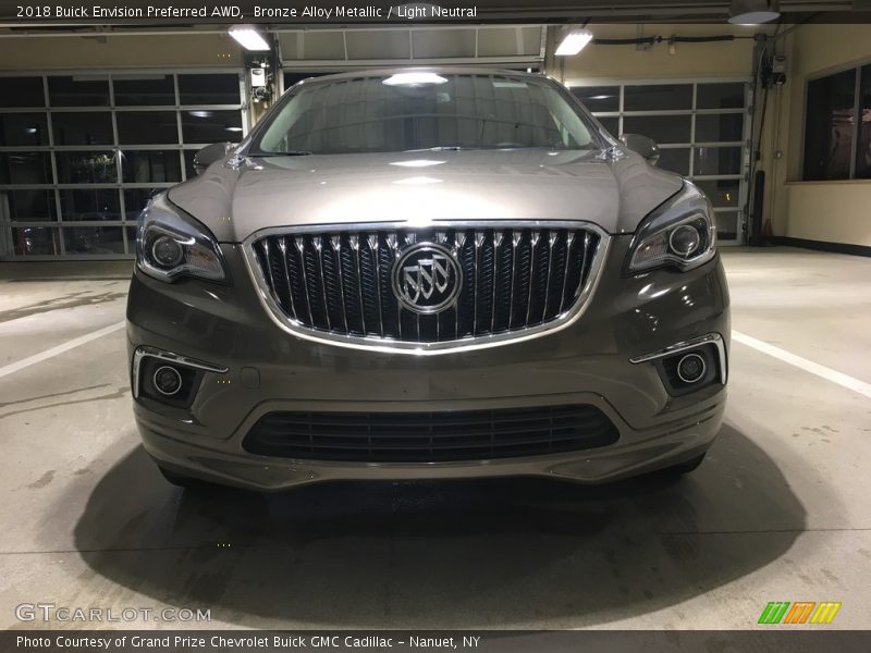 Bronze Alloy Metallic / Light Neutral 2018 Buick Envision Preferred AWD