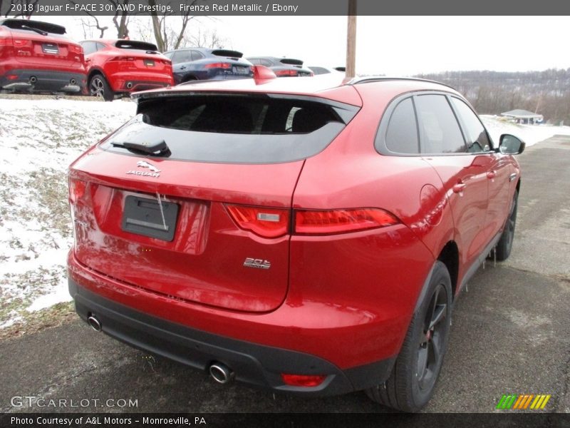 Firenze Red Metallic / Ebony 2018 Jaguar F-PACE 30t AWD Prestige