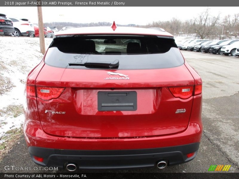 Firenze Red Metallic / Ebony 2018 Jaguar F-PACE 30t AWD Prestige